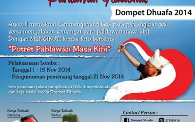 Lomba Foto Online Hari Pahlawan Nasional Dompet Dhuafa 2014