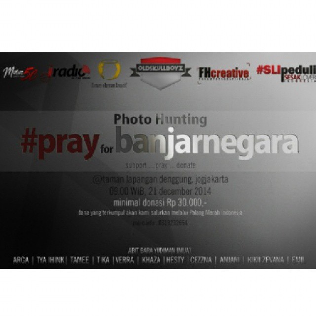 Photo Hunting #pray for banjarnegara